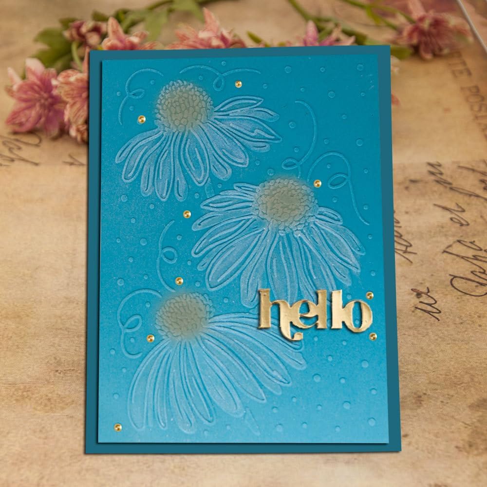 6Pcs Plastic Embossing Folders for Card Making Embossing Machine Template Mold Paper Card Embossing Stencil Flower Leaf Embossing Folder for Scrapbook Photo Album DIY Craft Decoration,4.1 x 5.8inch