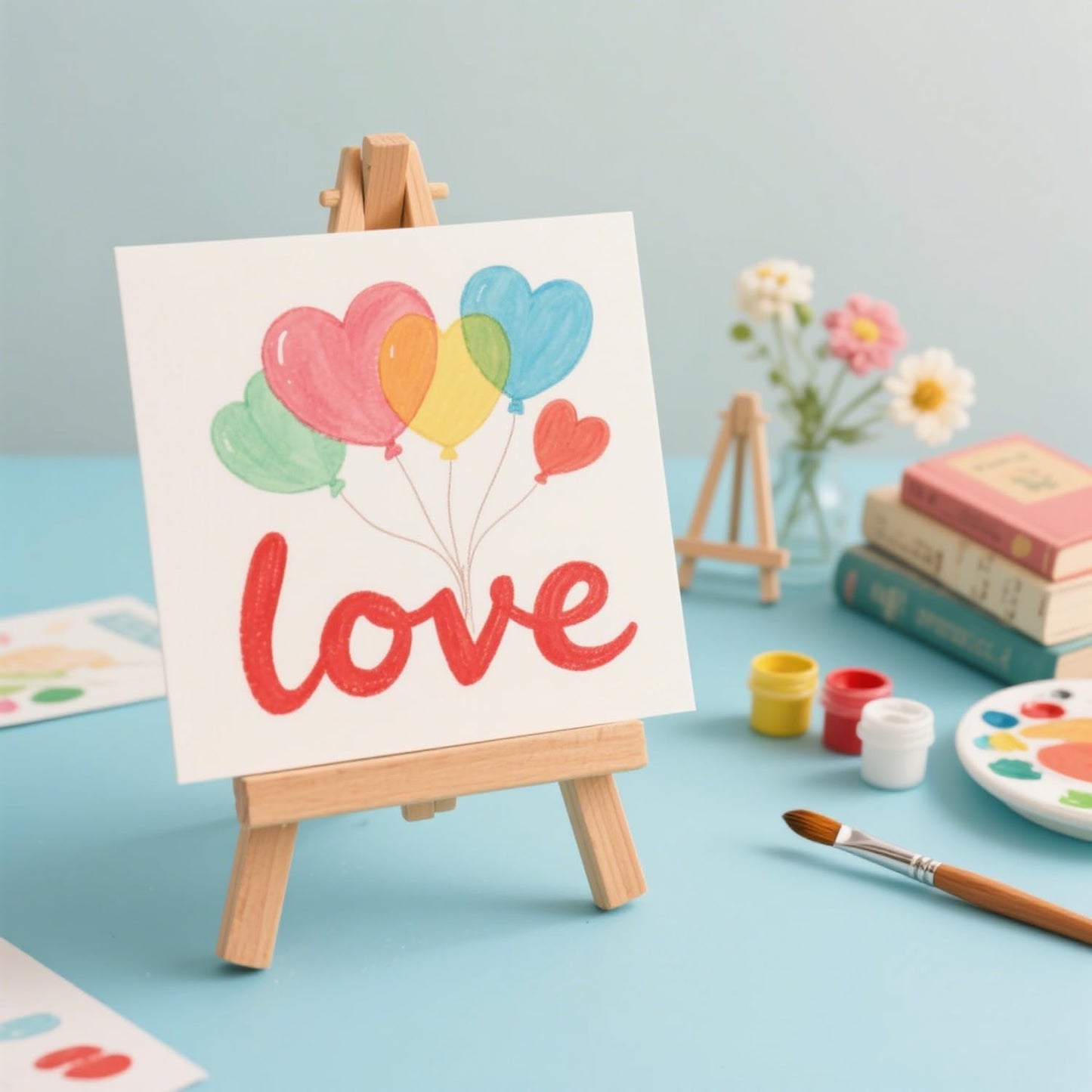 110Pcs Mini Wood Easel Stands - 5 Inch Small Wooden Display Easels for Artist Crafts, Business Cards, Photos, Paintings & Gifts (Tabletop Tripod Holder)