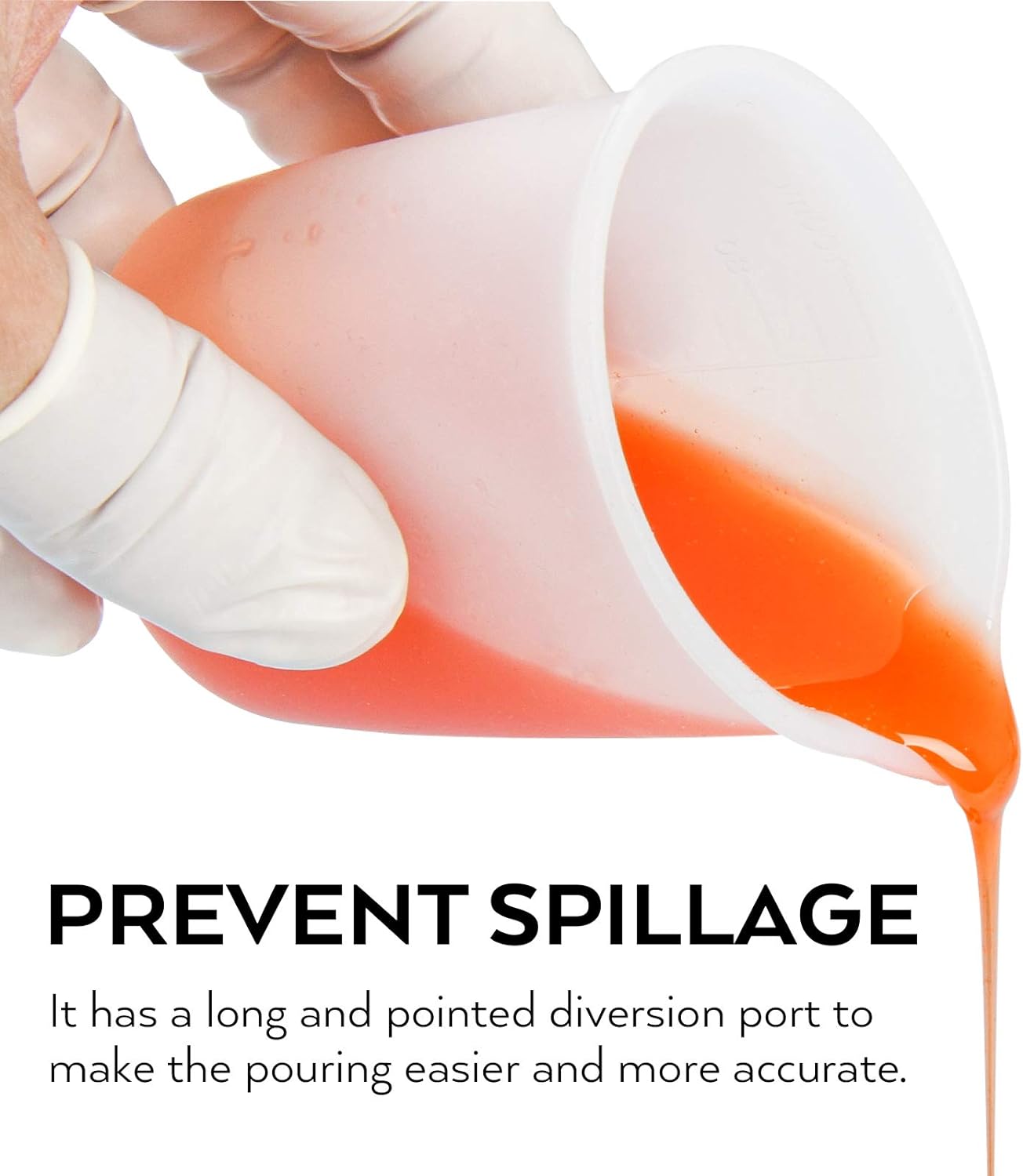 Silicone Resin Measuring Cups Tool Kit- Nicpro 250 & 100 ml Measure Cups, Silicone Popsicle Stir Sticks, Pipettes, Finger Cots for Epoxy Resin Mixing, Molds, Jewelry Making, Waxing, Easy Clean