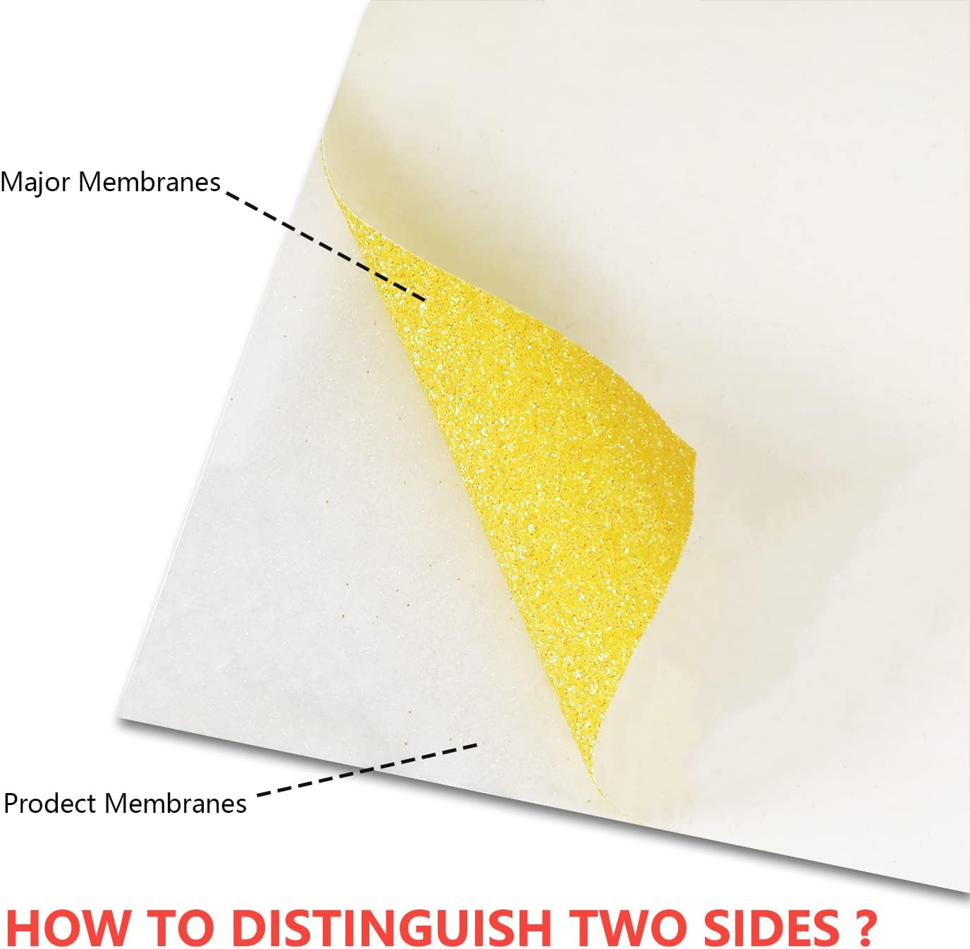 guangyintong Glow Glitter Gold Heat Transfer Vinyl HTV Rolls, 12" x 8ft Iron on Vinyl for T-Shirts, Glitter HTV Vinyl for All Cutter Machines Easy to Cut & Weed for DIY Design