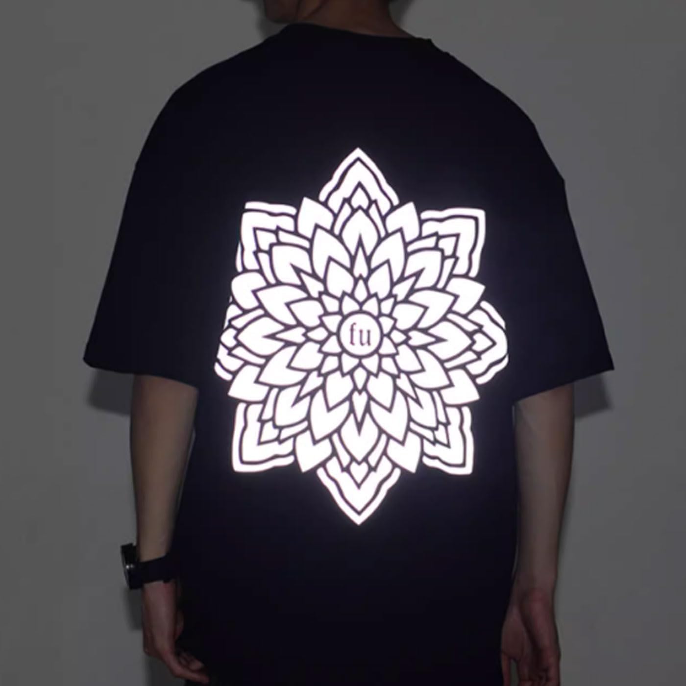 guangyintong Reflective White Heat Transfer Vinyl HTV Rolls, 12" x 8ft Reflective Iron on Vinyl for T-Shirts, White HTV Vinyl for All Cutter Machine Easy to Cut & Weed for HTV DIY Design