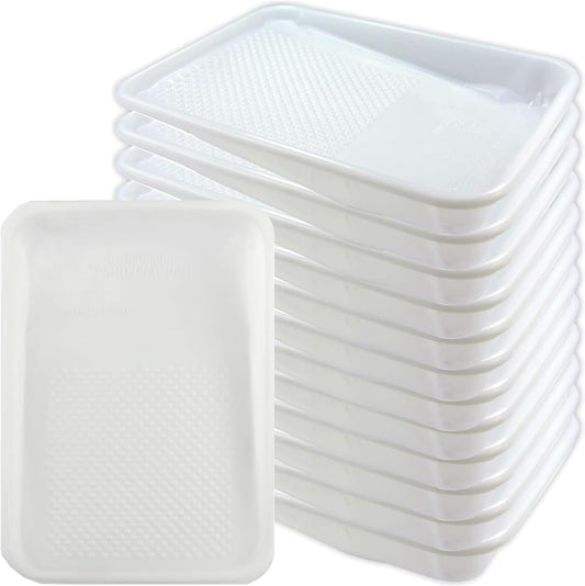Great Andrew Paint Tray Liners 9 Inch, 13 Pack Disposable Paint Roller Tray Liners, Paint Pan Textured Liners for House Painting Projects, Home or Commercial Use