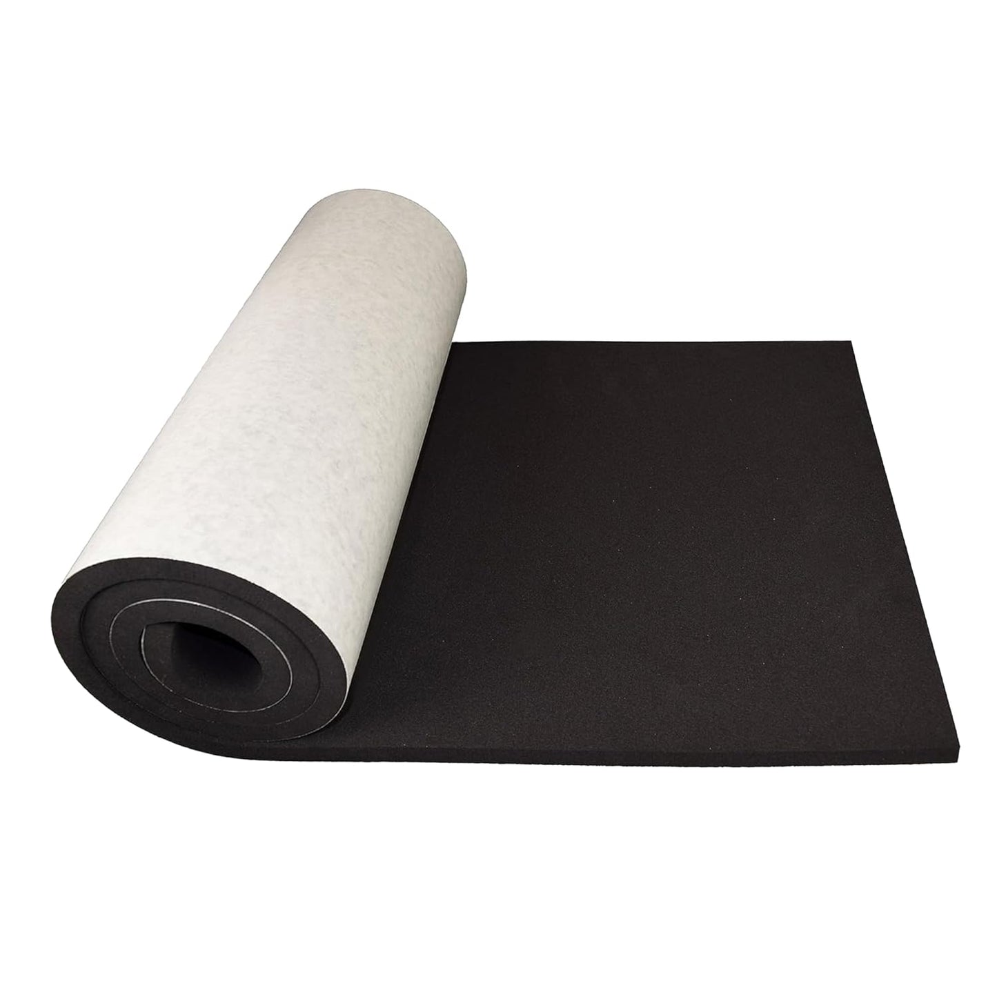 XCEL Foam Roll with Self Adhesive – Black, 60" x 8" x 1/4" (2 Pack) Closed Cell Foam Rubber Water Resistant Padding – Home, Marine, Garage, Auto Insulation & Cosplay Black, 60" x 8" x 1/4" (2 Pack)