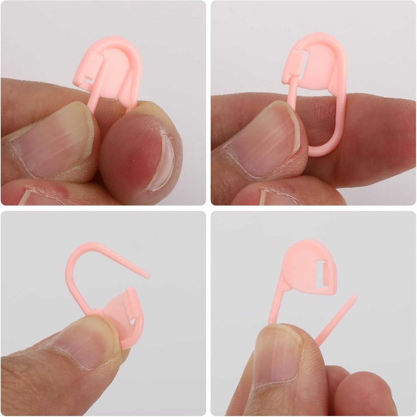 600Pcs Stitch Markers for Crocheting,15 Colors Crochet Stitch Markers for Knitting and Crafting