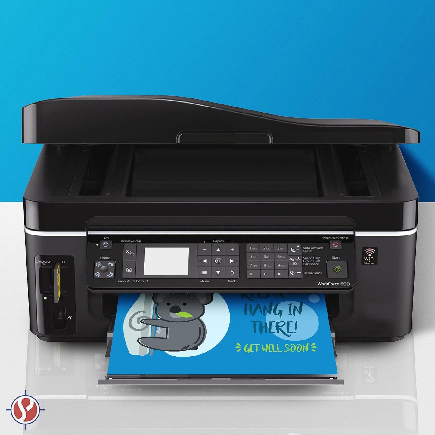 8.5 x 11" Bright Blue Color Paper Smooth, for School, Office & Home Supplies, Holiday Crafting, Arts & Crafts | Acid & Lignin Free | Regular 20lb Paper - 100 Sheets