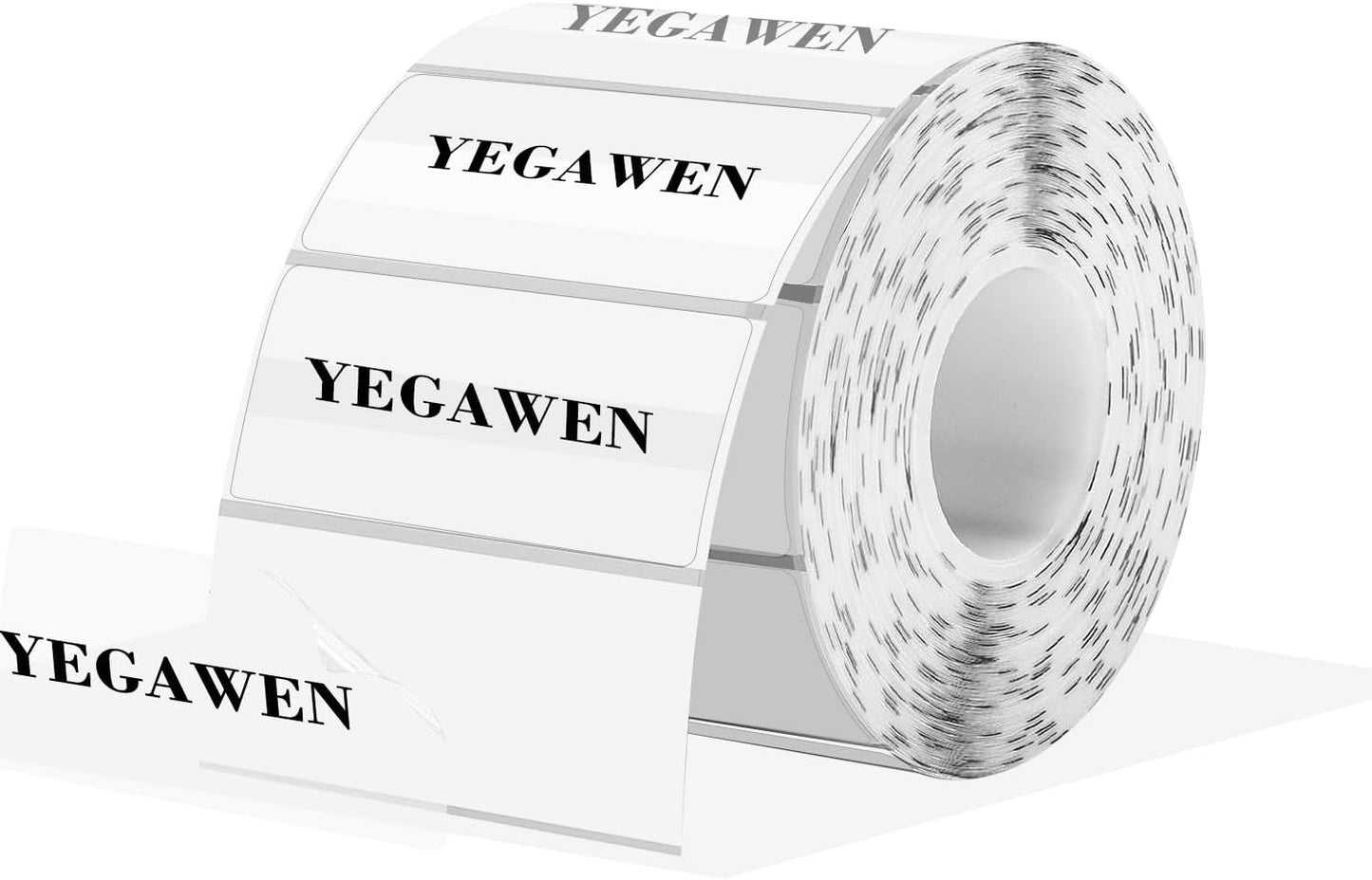 Transparent Clear Thermal Labels, 2 x 1 Inch Printable Transparent Stickers for Small Businesses, Logo Design- Self-Adhesive Direct Thermal Labels- 200 Sheets