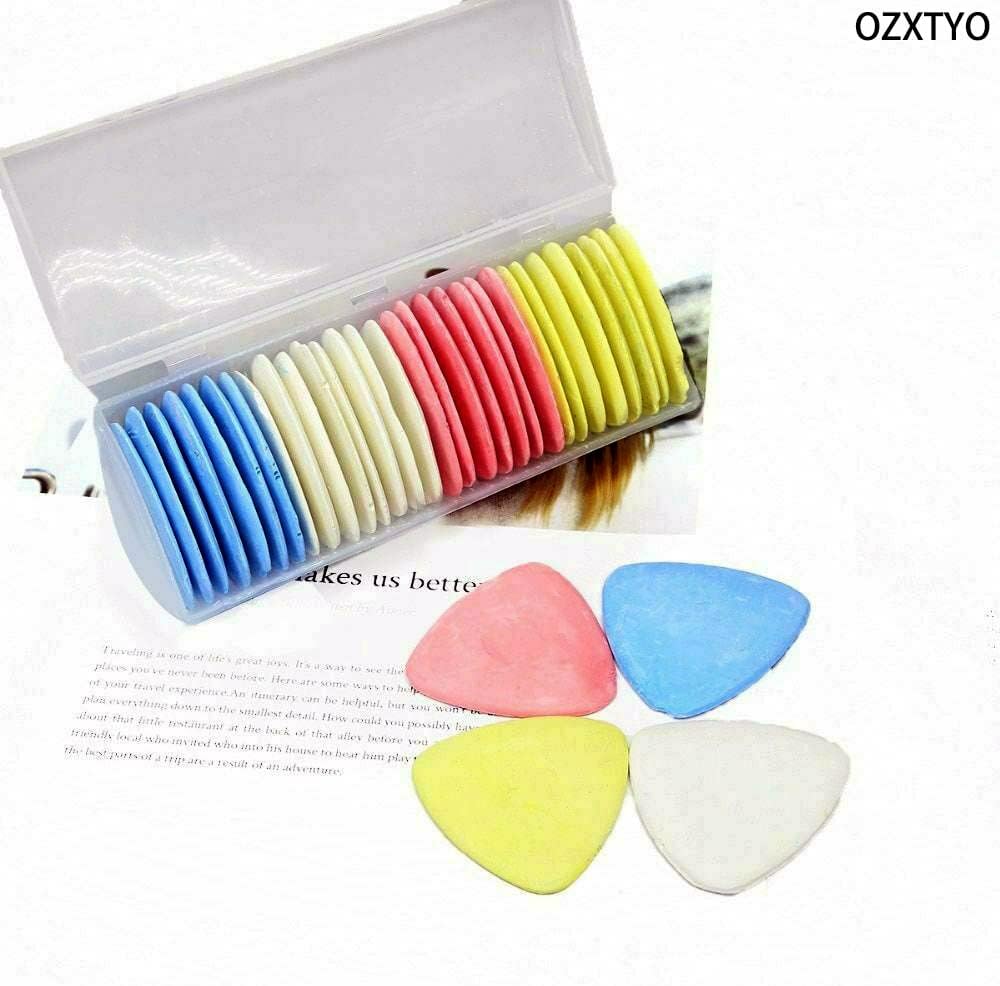 Triangle Tailors Chalk,Sewing Fabric Chalk and Fabric Markers for Quilting,Sewing Supplies Accessories(30 Pieces)