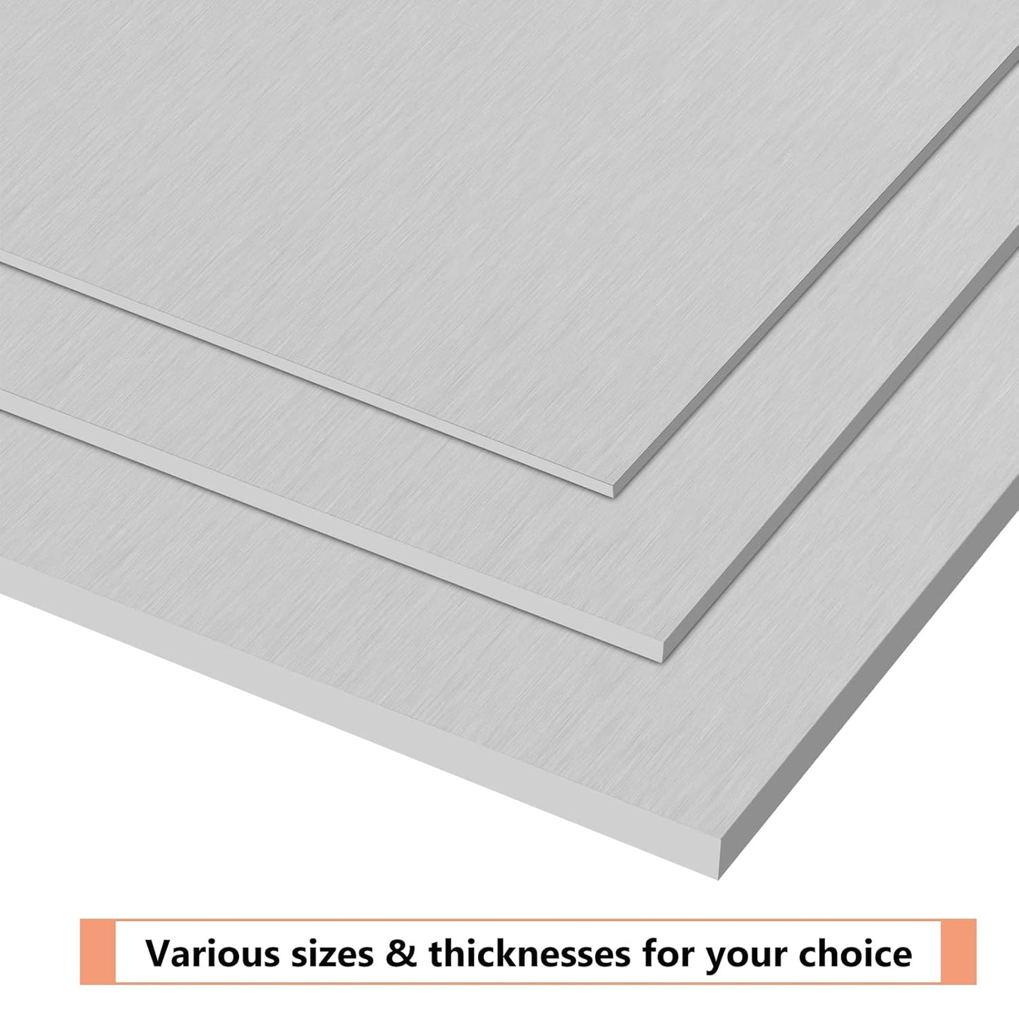 6061 T651 Aluminum Sheet Metal 10 x 10 x 1/8(0.125") Inch Flat Plain Aluminum Plate Covered with Protective Film, 3MM Heat Treatable Rectangle Aluminum Metal Plate for Crafting, Industrial