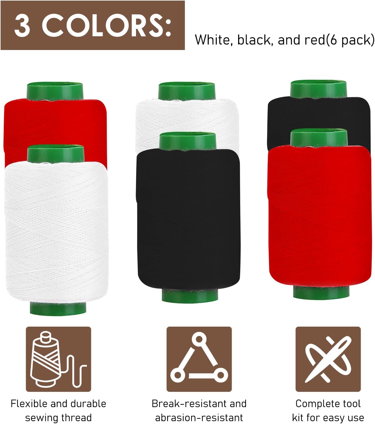 37 Big Eye Steel Sewing Needles Kit, Stainless Steel Hand Sewing Needles for Handcraft Lovers, Professional Steel Needle Set with Large Eye for DIY Sewing Crafts