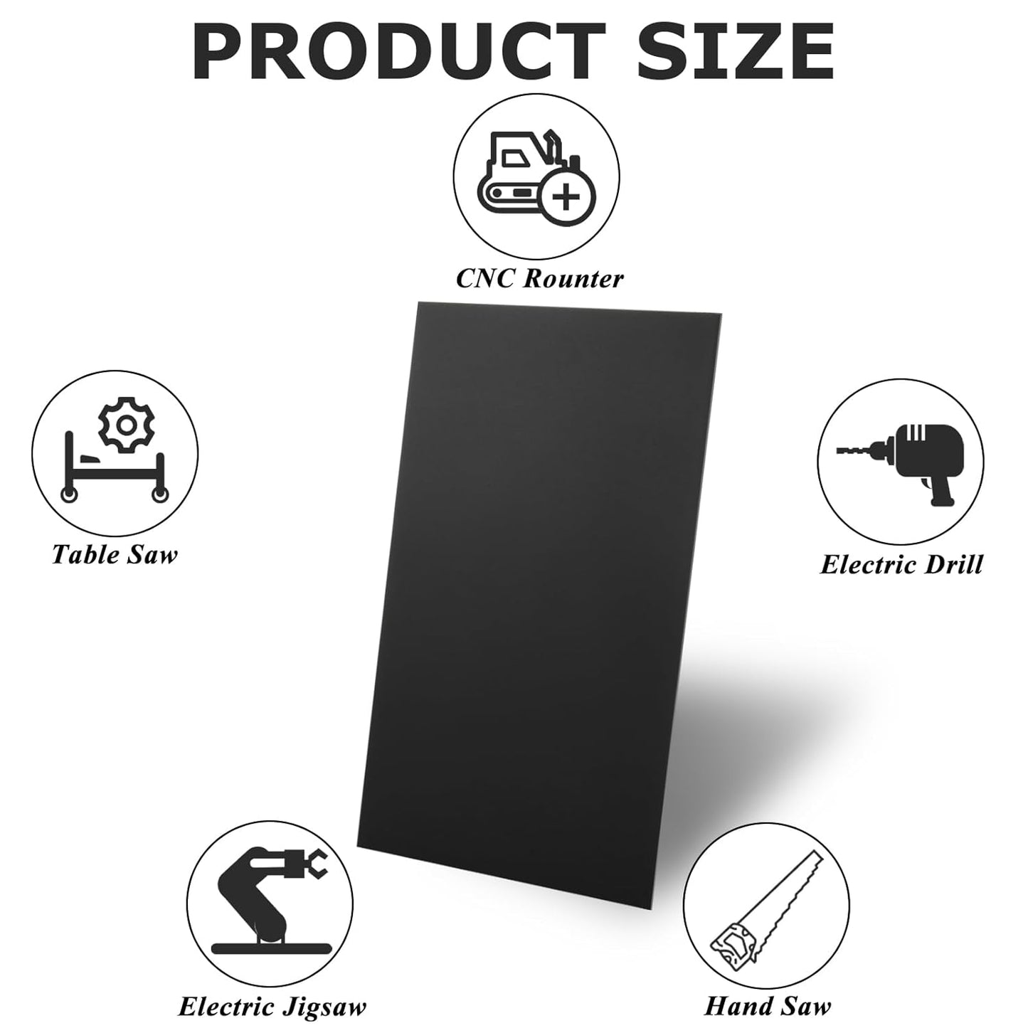 5 Pack 5052 Anodized Aluminum Sheet Metal 12 x 6 x 1/32 Inch Black Rectangular Aluminum Metal Plate Engraving Blanks for Laser Engraving