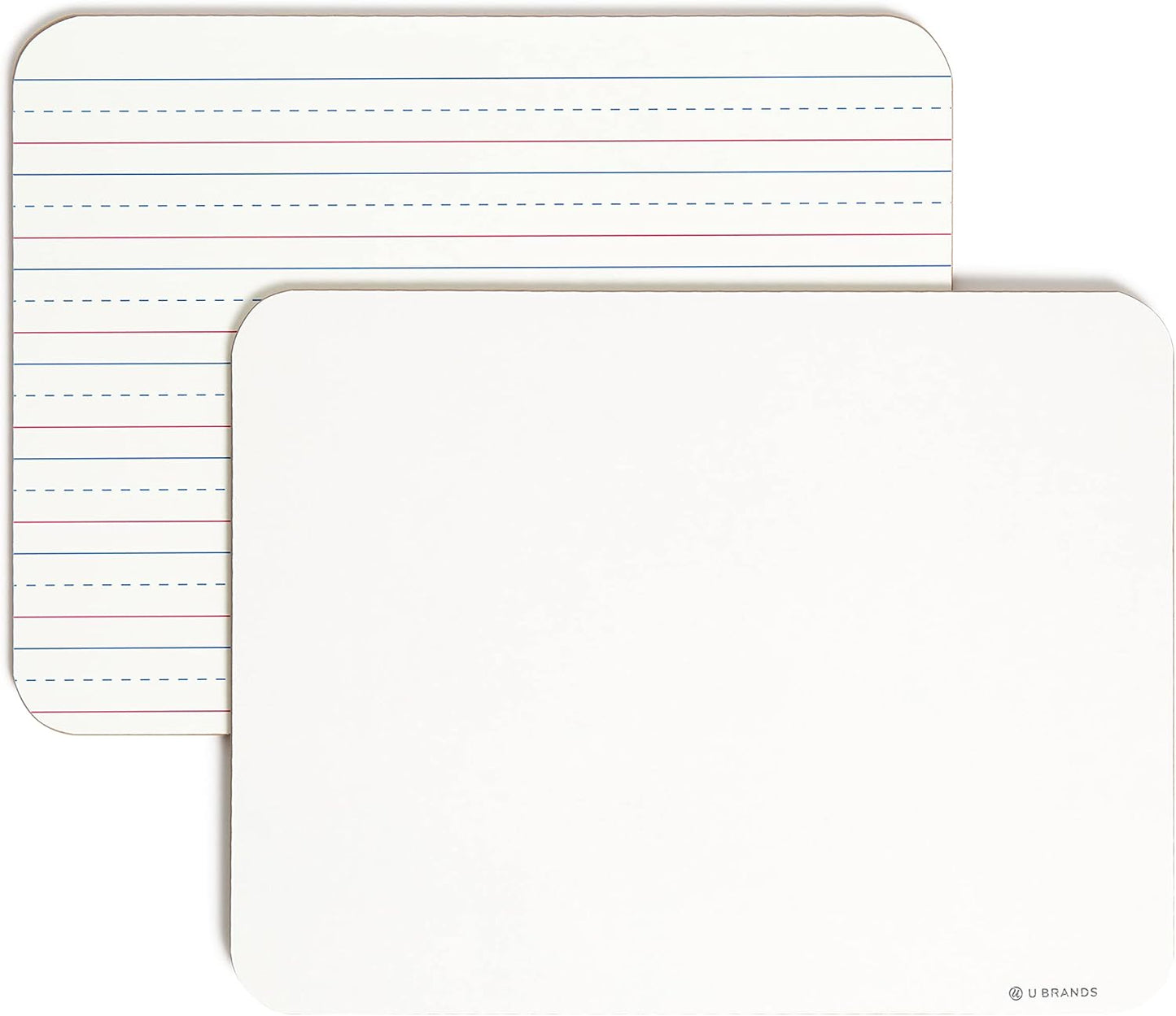 U Brands Dry Erase Lap Board, Double Sided, 9" x 12" Inches, Dry Erase Marker Included, Small White Board, 1 Count