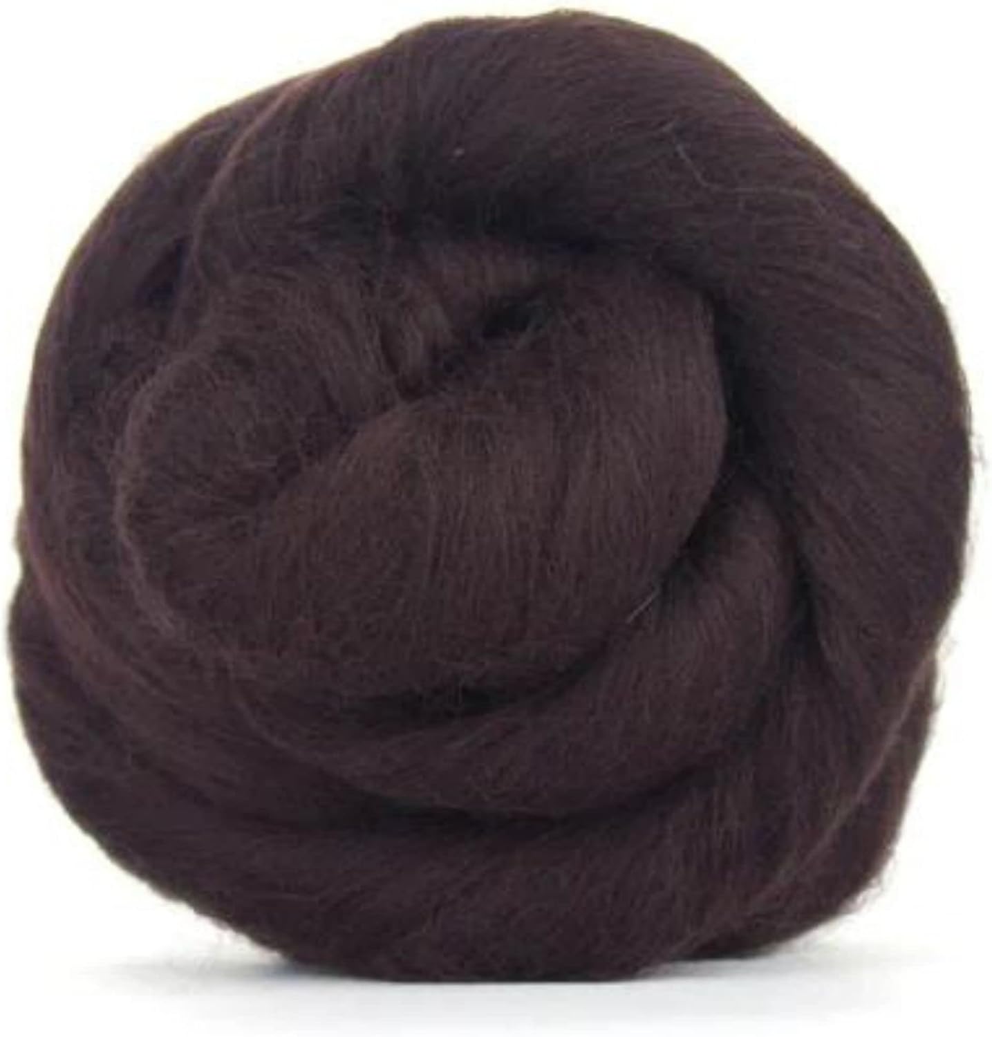 Revolution Fibers Merino Wool Roving | Premium Combed Wool Top | 22 Micron, Perfect for Felting Projects, Spinning, Wall Hangings and Tapestry (Mocha)