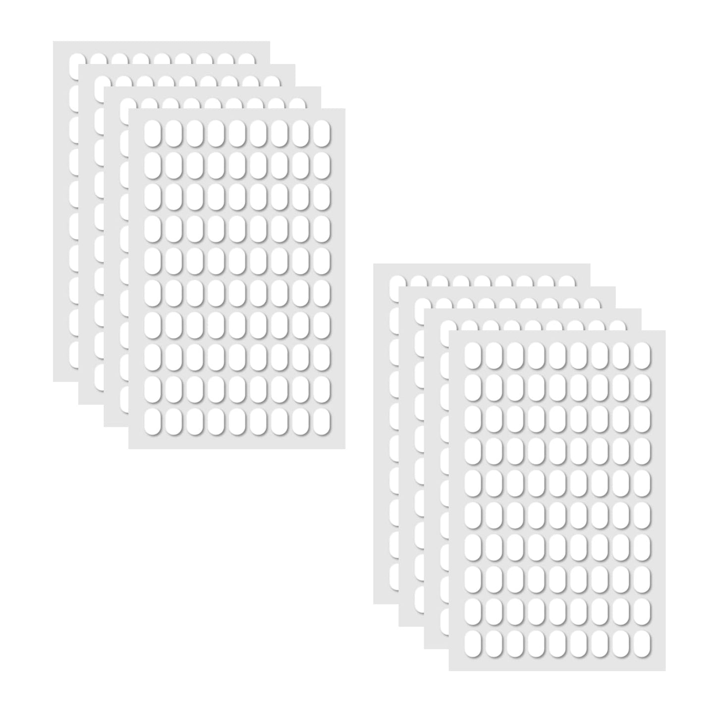 720 Pcs Sticky Tack Poster Stickers, Double Sided Sticky Round Clear Stickers, No Trace Poster Adhesive Putty Removable Waterproof Adhesive Dots for Festival Decoration Sticky Dot (0.31" X 0.51")