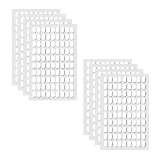 720 Pcs Sticky Tack Poster Stickers, Double Sided Sticky Round Clear Stickers, No Trace Poster Adhesive Putty Removable Waterproof Adhesive Dots for Festival Decoration Sticky Dot (0.31" X 0.51")