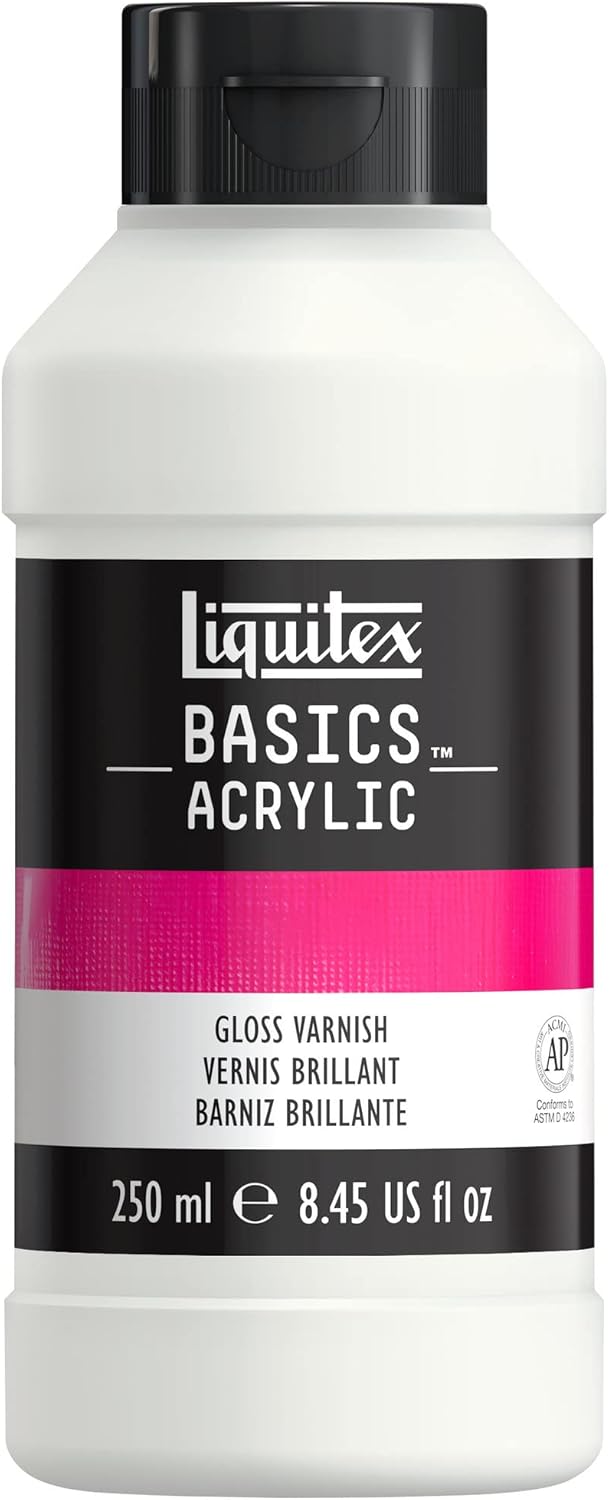 Liquitex BASICS Gloss Varnish, 250ml (8.4oz) Bottle