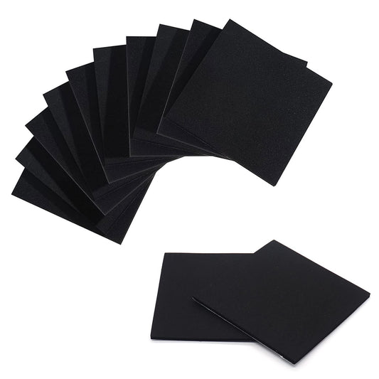 Foam Padding Sheets with Adhesive Backing - 1/8" Thick Self Stick Neoprene Insulation Foam,1/8 Inch Thick X 4 Inch Long X 4 Inch Wide - 8Pcs