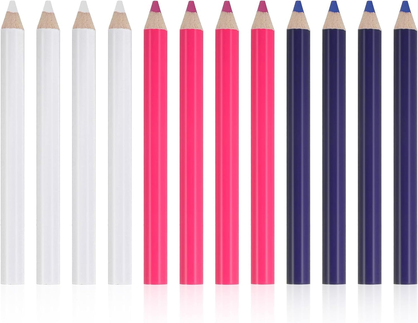 Hpmjz 12Pcs Fabric Tailors Markers for Sewing, Sewing Washable Disappearing Pen 3 Colors Sew Marking Chalk for Fabric Water Soluble Quilting Tracing Tools Dressmakers Embroidery DIY Crafts