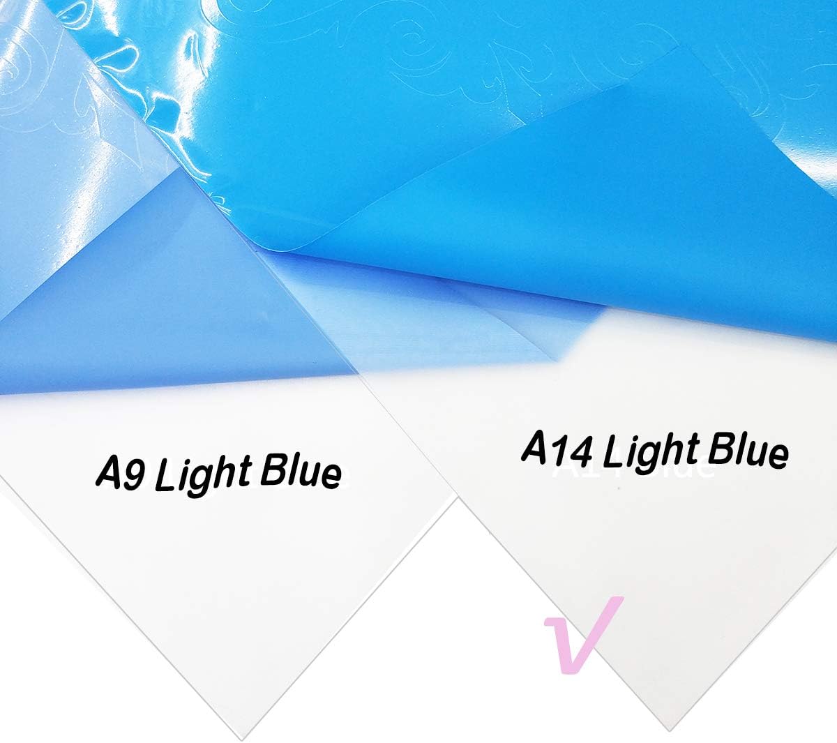 Guangyintong Heat Transfer Vinyl Iron on Vinyl Rolls, 12" x 10ft Blue HTV for T-Shirts, Matte Surface, Easy to Cut & Weed, DIY Design