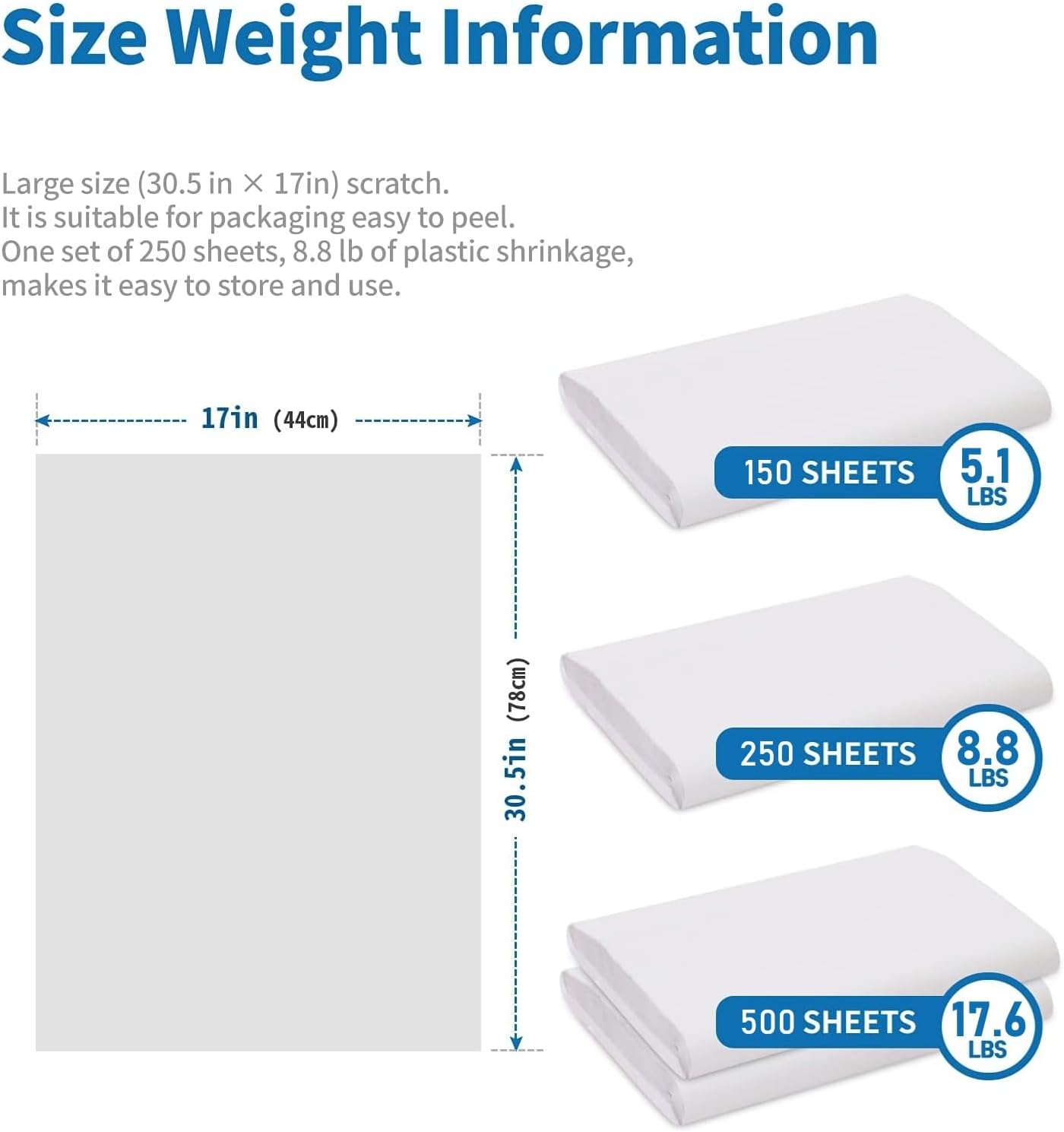 HANA PAPER 30.5" x 17" Large size (500 sheets, 17.6lb) Packing Paper Sheets for Moving, A grade of Newsprint paper for wrapping, storage, shipping. Box packaged. Ideal for wrap dish, glassware.