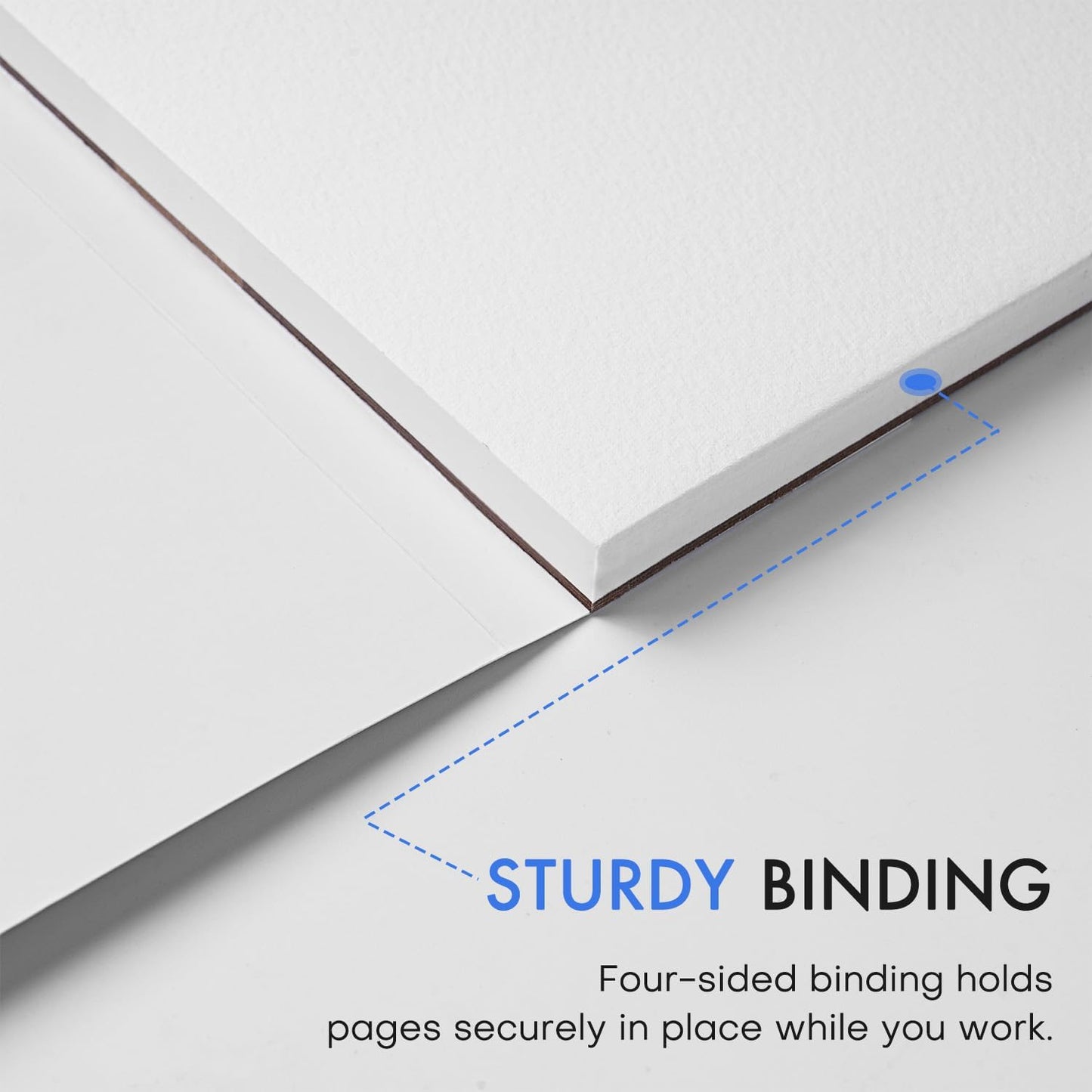 Watercolor Paper Block 7x10 Inch, Fuumuui 100% Cotton Paper Pad, 20 Sheets, Cold Pressed, Acid-Free, 140 lb/300gsm for Painting, Drawing, Art Journaling, Professional Artist Quality