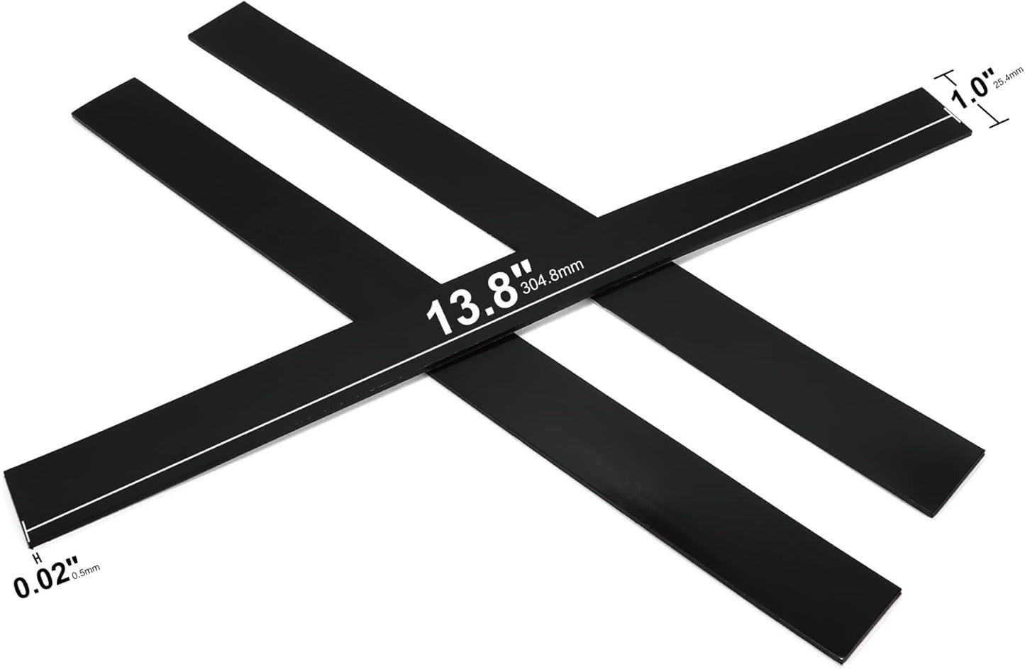 Rammos Magnetic Strips with Adhesive Backing 3 Pack(Each 12 inches x 1 inch) Extra Strong and Heavy Duty Adhesive Magnetic Strips for Tools, Knifes, and Crafts