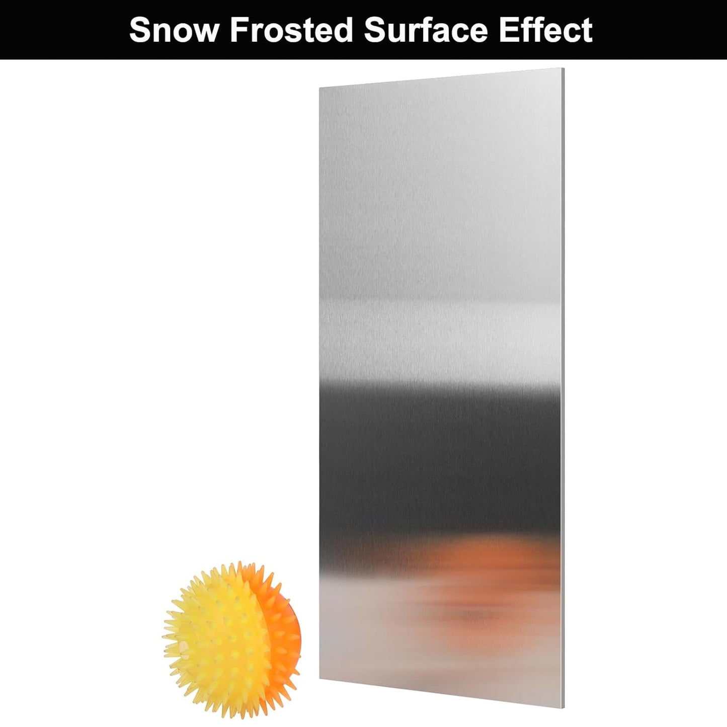 304 Stainless Steel Sheets Metal 6" x 12" x 1/8" (3.40MM) Inch 304 Stainless Steel Plates 10 Gauge Stainless Steel Shim Stock Plates Metal Sheets for Crafting, Stovetop, Snow Frosted Surface