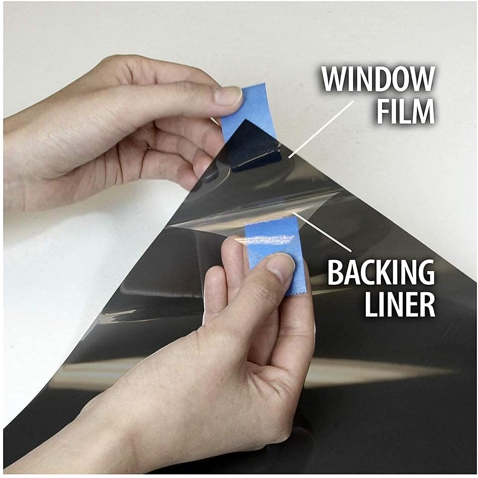 BDF EXNA20 Exterior Window Film Daytime Privacy and Heat Control Natural Black 20 (Dark) - 60in X 100ft