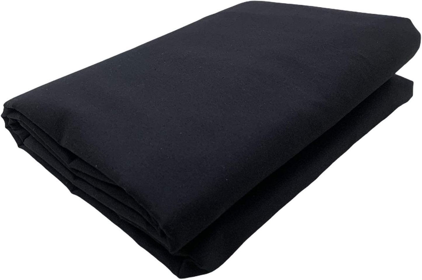 AK TRADING CO. Muslin Fabric/Textile - Draping Fabric - Black 5 Yards Medium Weight - 100% Cotton (60in. Wide)
