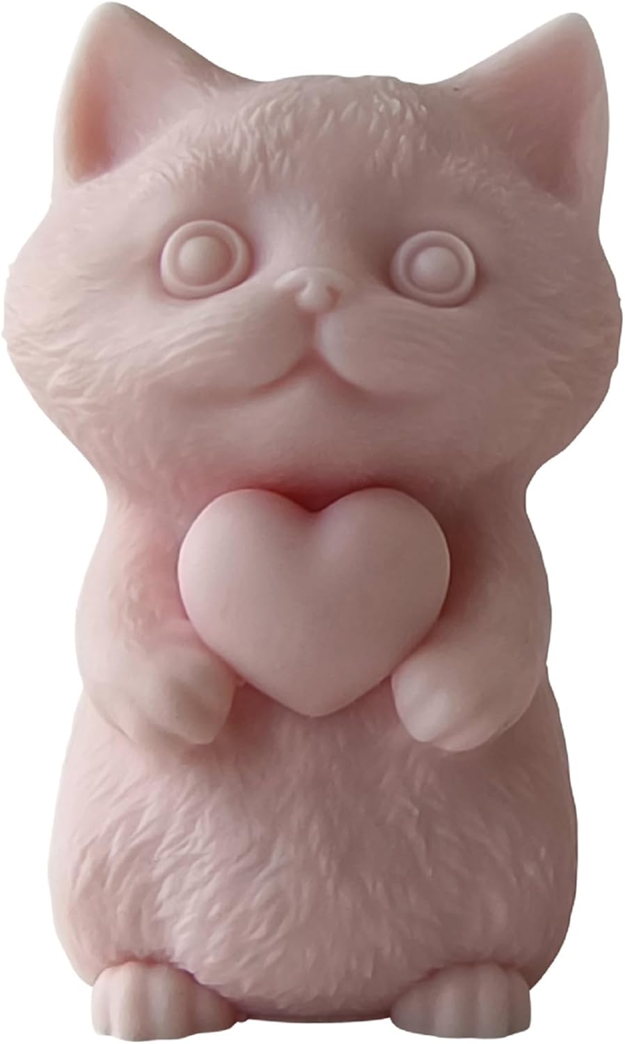 Cat Soap Mold for Animal Candle Making - 3D Silicone Mold for Home Decor Casting