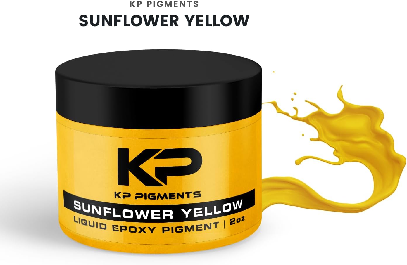 Epoxy Pigment Paste for Epoxy Resin, Tint/Pigment Paste with Spoon for Arts and Crafts, Jewelry, Resin Woodworking and More! (Sunflower Yellow)