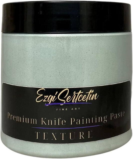 Premium Palette Knife Painting Paste|Texture Paste|Authentic Bright Colors|Ready to Use|Easy to Apply| 6oz (Azurra Vista)