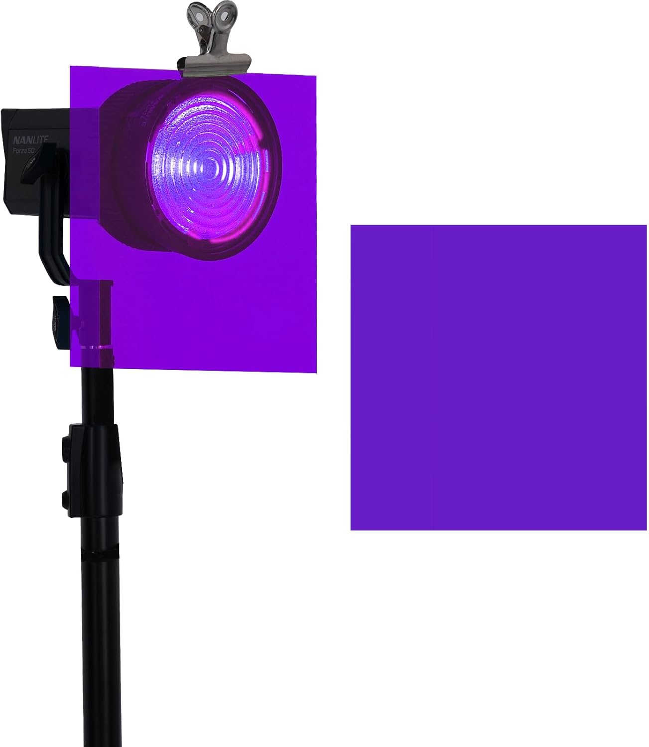 Lystaii 9pcs Halloween Lighting Gel Filter 11.8 x 11.8 Inches Gel Light Filter Color Correction Overlays Transparent Color Filters Film Plastic Sheets for Video Photo Stage Studio (Orange Purple)