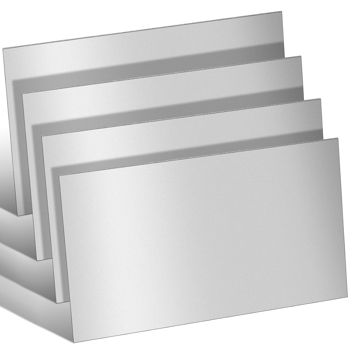 4 Pcs 16 x 12 Inch Mild Steel Sheet Cold Rolled 16 Gauge Metal Plate Weldable Metal Sheets for Professional Industrial DIY Use, Clean Surface Easy to Weld