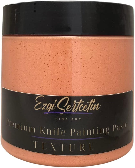 Premium Palette Knife Painting Paste|Texture Paste|Authentic Bright Colors|Ready to Use|Easy to Apply| 6oz (Coral)