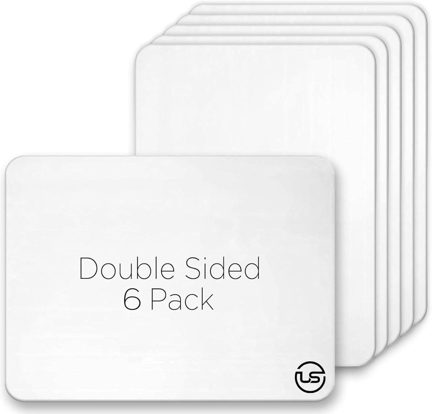 Small White Board, 9 x 12 Double Sided Dry Erase Lapboard for Kids, Office and Classroom