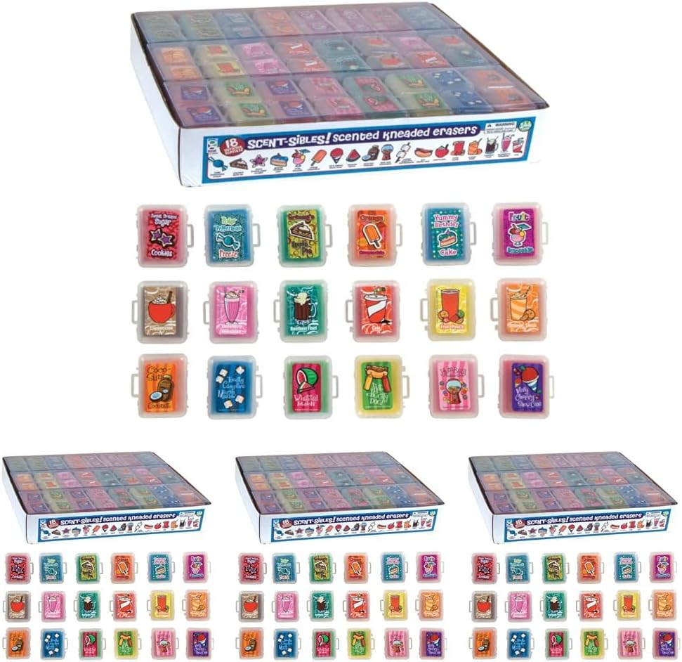 Raymond Geddes Scent-Sibles Scented Erasers for Kids (Pack of 576)