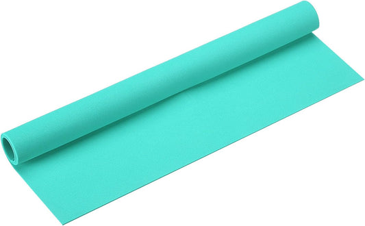 MECCANIXITY Foam Sheets Crafts 35x19 Inch 2mm EVA Craft Foam Paper Foam Sheets for Crafts Projects DIY Cosplay Modeling, Teal Green