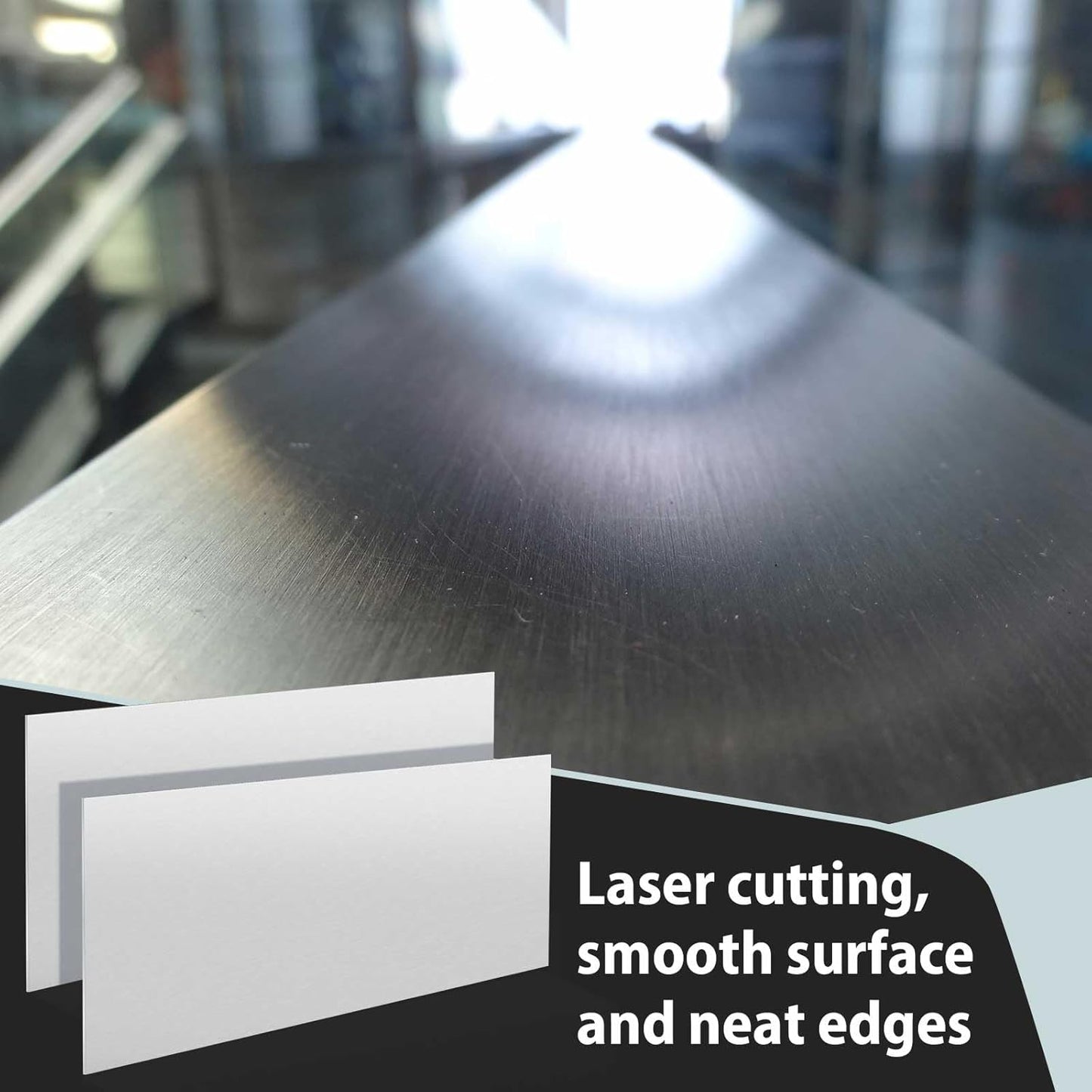 4 Pack 5052 Aluminum Sheet Metal 6" x 12" Aluminum Plate 1/8 (0.125'') Inch Thickness Rectangle Metal Panels for Industry Crafting Handcraft DIY Projects