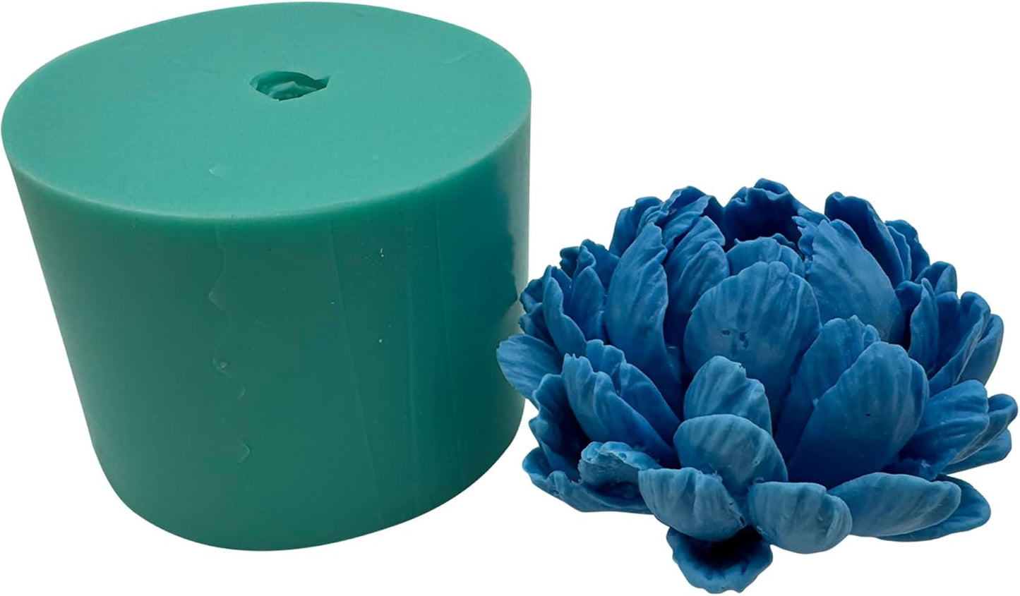 3D Chrysanthemum Flower Candle Wax Silicone Mold, DIY Resin Epoxy Flower Craft Molds Aroma Gypsum Polymer Decoration Arts Silicone Mould