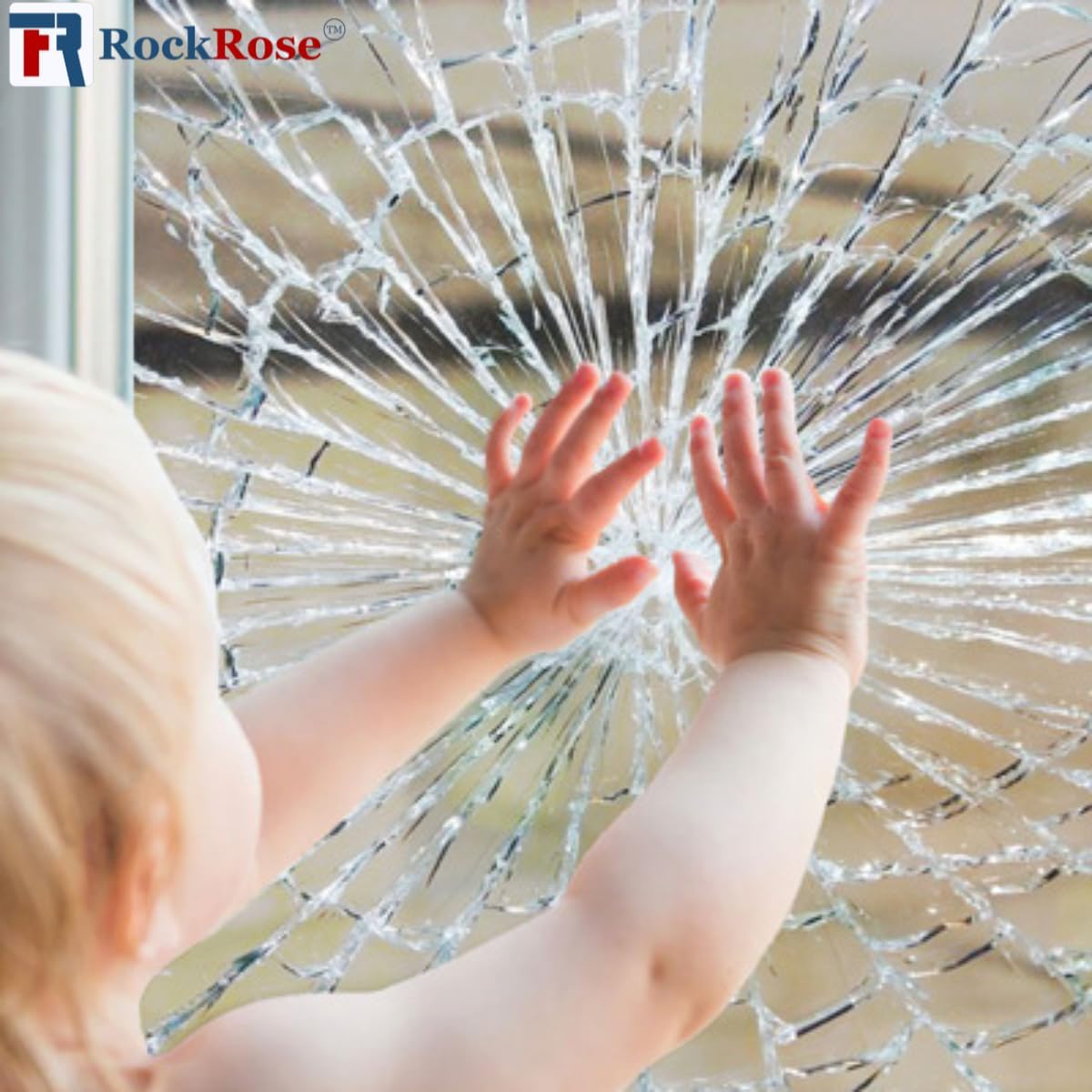 UV 99% Security and Safety 4 Mil Clear Window Film Shatterproof Anti Shatter Tempered Glass Film for Home and Office Windows (Clear, 24 in x 100 FT)