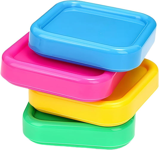 3Pcs Square Plastic Magnetic Pin Cushion Anti Loss Sewing Pin Needle Storage Holder Magnetic Push Pins Holder for Sewing Quilting DIY Projects, Pincushions（Random Color）