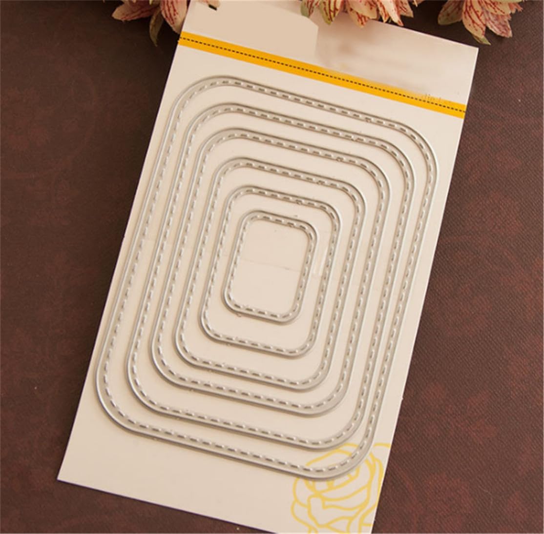 Mvchifay Cutting Dies Happy Birthday Thanks Metal Stencils Scrapbooking Tool DIY Emboss for Paper Card Making (B)