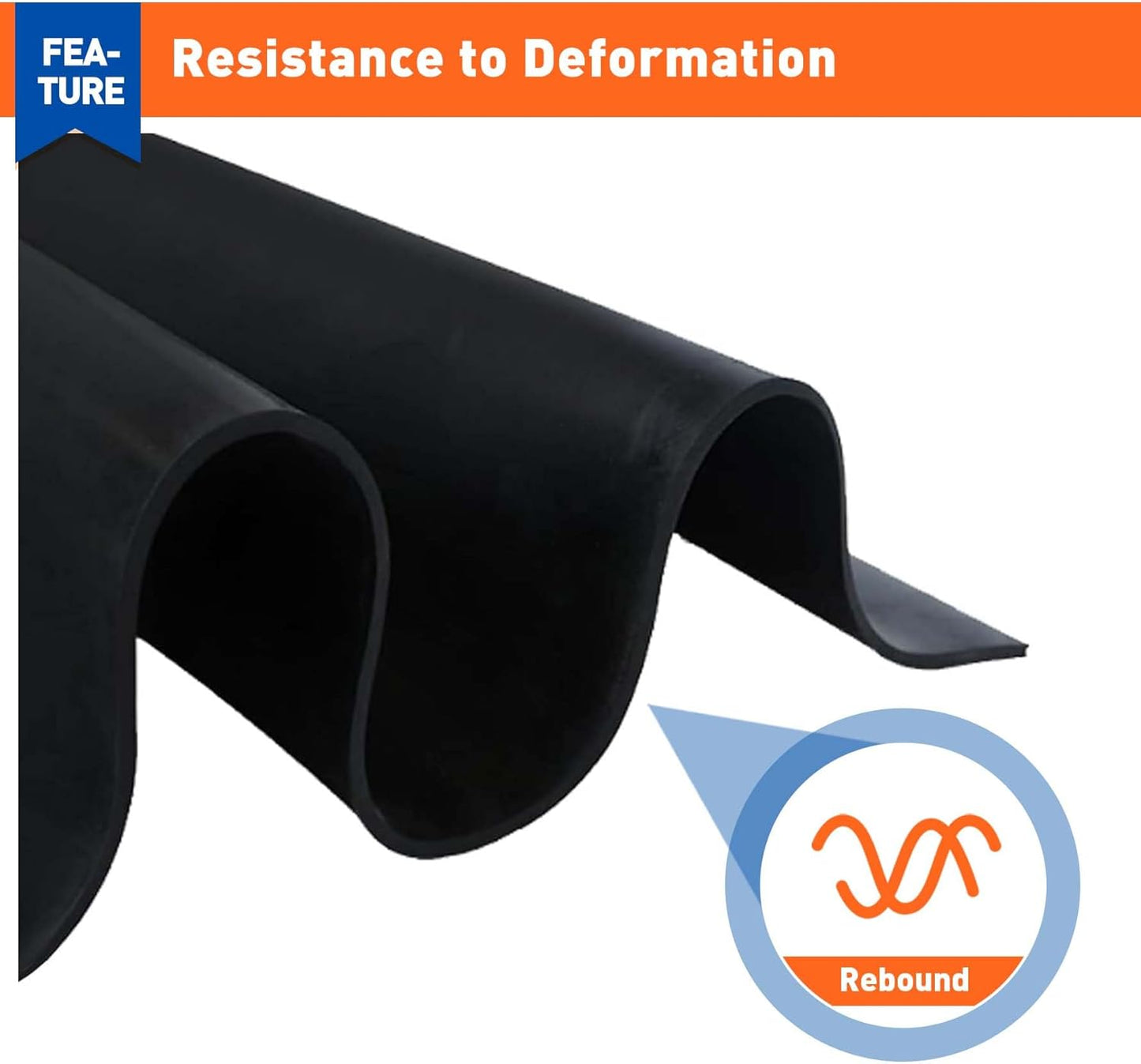 MAGZO Adhesive Foam Padding 1/8" Thick x 12" W x 59" L, Black Thin Neoprene Sheets, Closed Cell Foam Sheet Roll