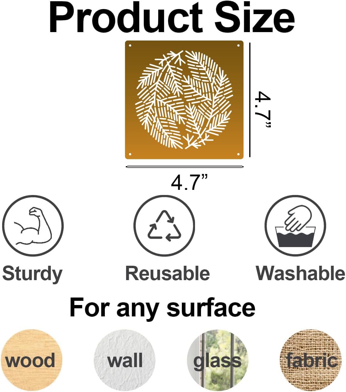 Sashiko Stencil Geometric Sashiko Pattern Template 4.7inch Drawing Line Quilting Stencils for Sewing Hand Quilting Embroidery