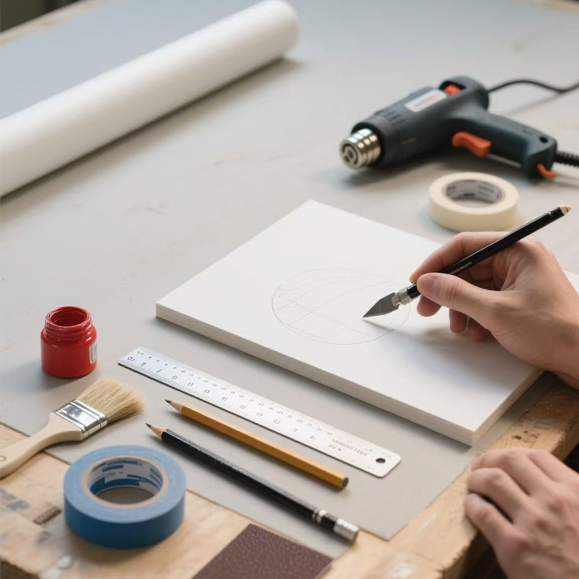 AMZQNART EVA Foam 1mm, Cosplay Foam 16x59 inch Black, High Density 90 kg/m³, for Craft Projects Cosplay Costumes, Fake Weapons, Decorations, Christmas, Easter, Thanksgiving, etc.