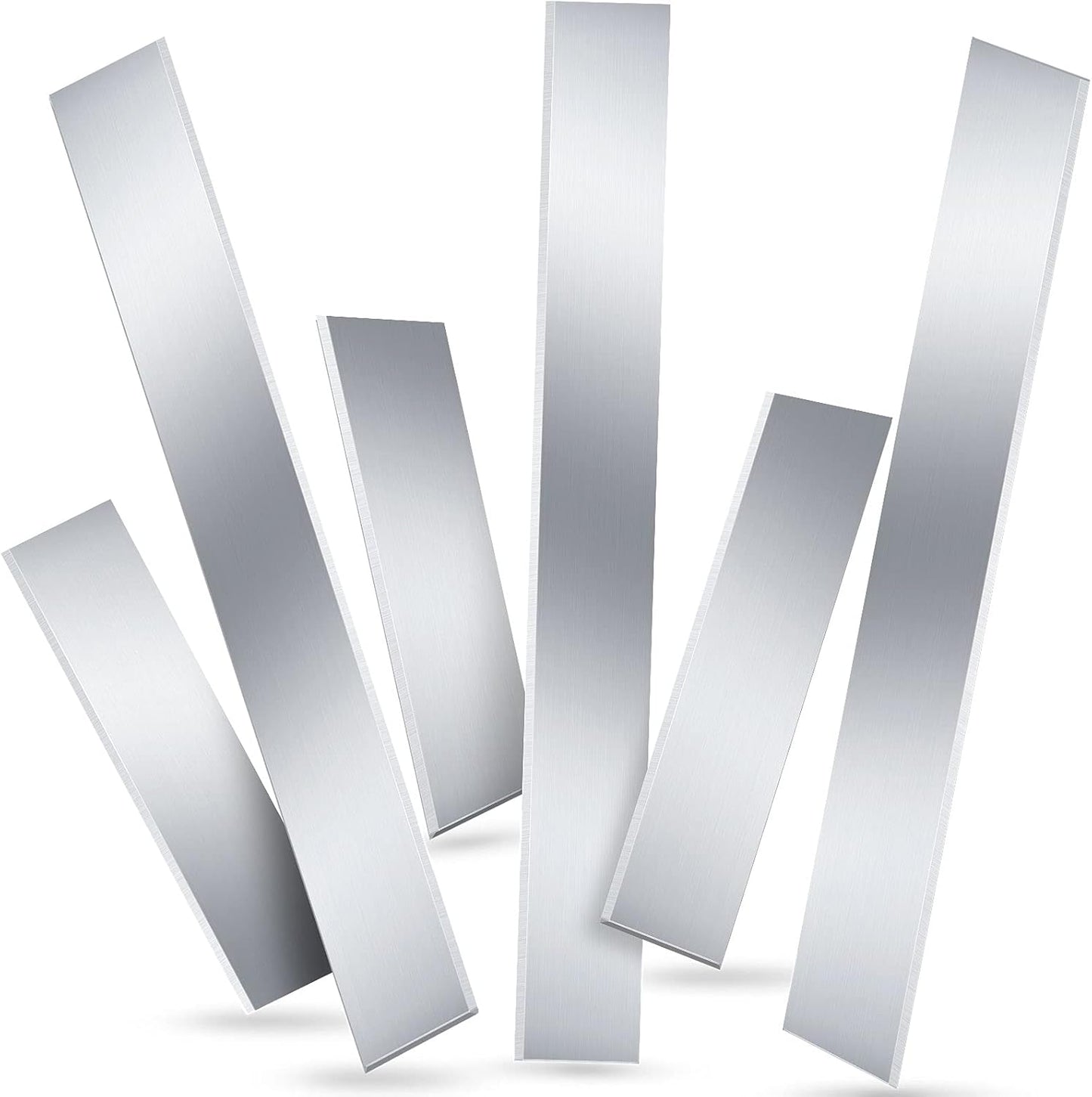 Flexible Polymer Clay Cutters 8 Inch 4 Inch Carbon Steel Blade Polymer Clay Cutting Slicing Tools for DIY Shaping Modelling Sculpturing Supplies(6 Pieces)