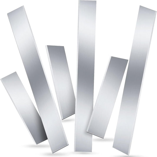 Flexible Polymer Clay Cutters 8 Inch 4 Inch Carbon Steel Blade Polymer Clay Cutting Slicing Tools for DIY Shaping Modelling Sculpturing Supplies(6 Pieces)