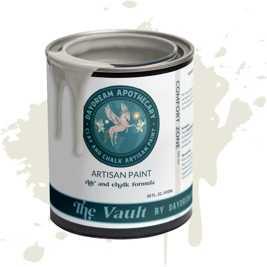 Daydream Apothecary Premium Chalk Style Paint for Furniture, Home Décor, Wood, DIY Interior Projects, Quick Dry, No Prep or Prime Needed, Matte Beige - 16oz