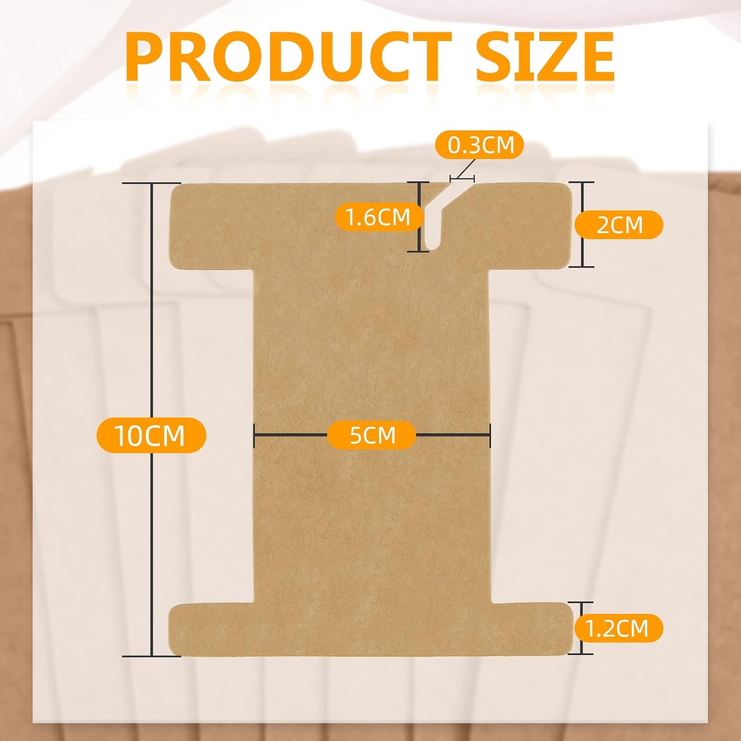 200 Pcs Ribbon Organizer Set Cardboard Ribbon Spools Embroidery Floss Holder Organizer Embroidery Thread Holder Empty Cardboard Yarn Bobbin for Cross Stitch Craft DIY Sewing