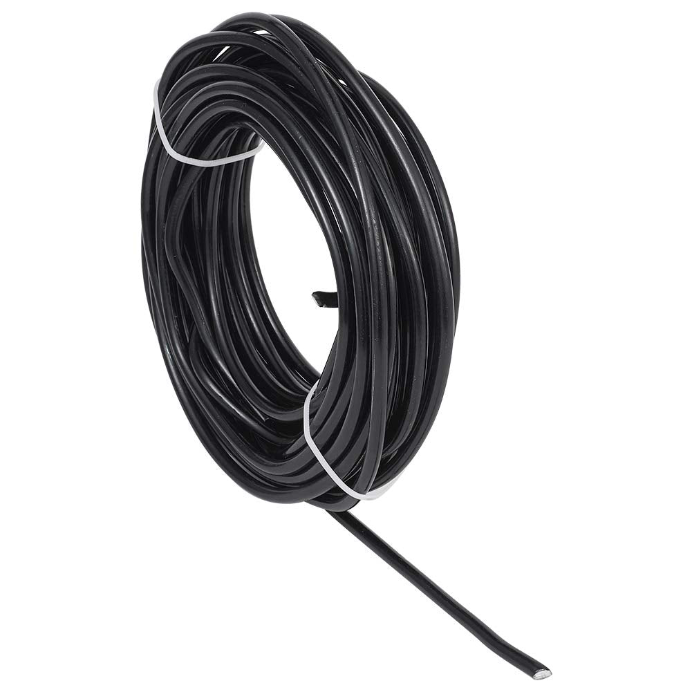 Fashewelry 32.8 Feet 5mm Black Aluminum Wire Bendable Metal Craft Wire for Beading Sculpting Jewelry Making